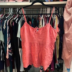 Tiered tie-neck cami